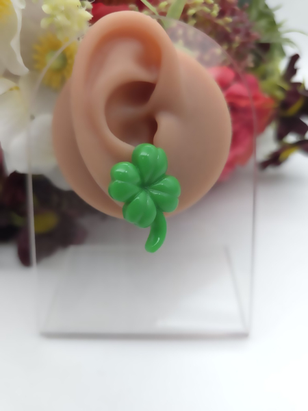 XXL Kleeblatt Ohrstecker